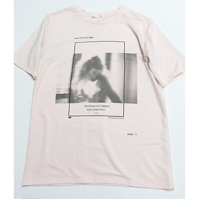 #ad Zara TRAFALUC Pink Short Sleeve T shirt With Print Size S $22.99