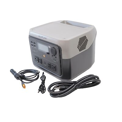 #ad EcoFlow RIVER 2 Max Portable Power Station 512Wh LFP Generator w Cables $169.99
