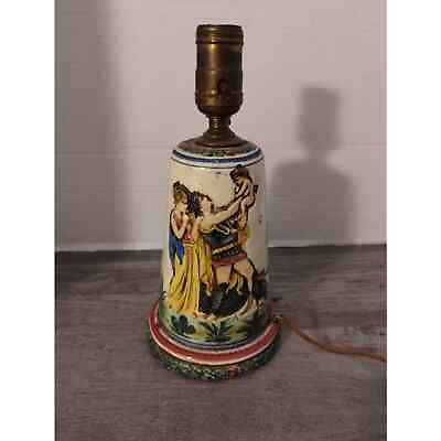 #ad Roman Warrior and Family Vintage Lamp 10quot; $69.99