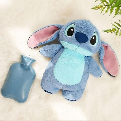 #ad Hot Water Bottle Winter Anime Water Filling For Disney Turo Stitch Lilo Plush $19.50
