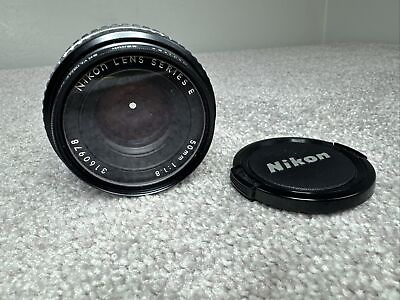 #ad Nikon Series E 50mm f 1.8 AIS Pancake Prime Manual Focus Lens Excellent $59.95