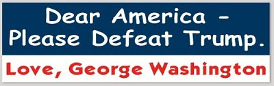 #ad NEW ANTI TRUMP Bumper Sticker STRONG amp; PATRIOTIC Biden 2024 election WASHINGTON $3.45