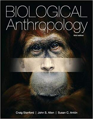 #ad BIOLOGICAL ANTHROPOLOGY 3RD EDITION By By *Excellent Condition* $21.49