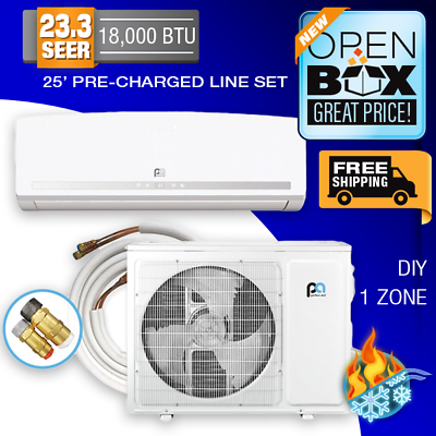 #ad Perfect Aire 18K BTU 23.3 SEER 1 ZONE Heat Pump Mini Split System w WiFi Samp;D $1401.25
