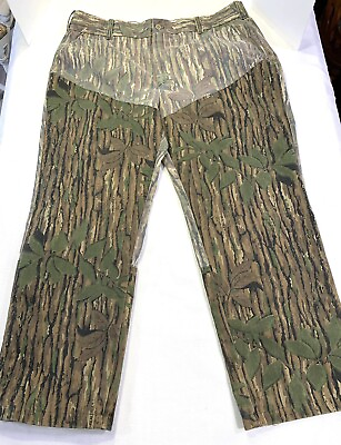 #ad Vintage Rattlers Brand Realtree Nylon Reinforced Hunting Pants 42x31 Made In USA $21.50
