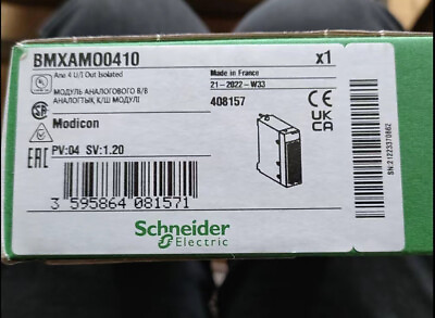 #ad #ad Brand New Schneider BMXAMO0410 Programmable Logic Controller Module $551.00