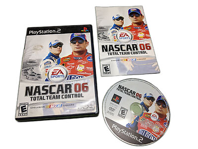 #ad NASCAR 06 Total Team Control Sony PlayStation 2 Complete in Box $5.49