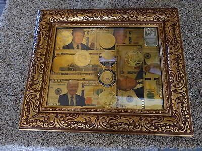 #ad Trump Gold Collection Set Art $33.01