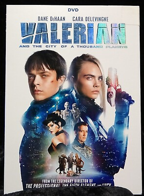 #ad Valerian and the City of a Thousand Planets 📀 Dane DeHaan w Slipcover DVD 2017 $2.49