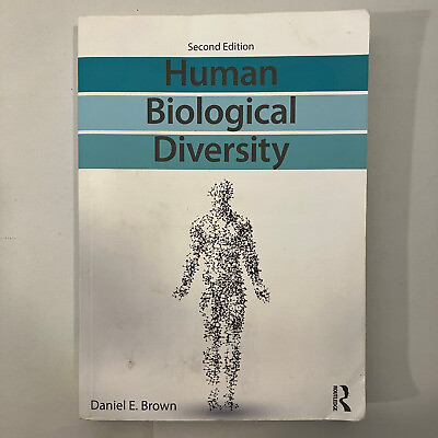 #ad Human Biological Diversity by Daniel Brown 2020 TPB Variation and Biology $14.00
