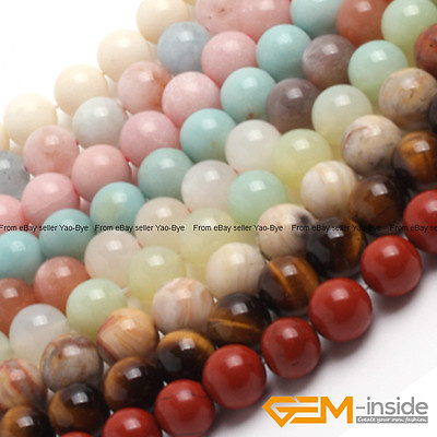 #ad Wholesale Lot Natural Gemstone Round Spacer Loose Beads 15quot; 6mm 8mm 10mm 12mm $32.76