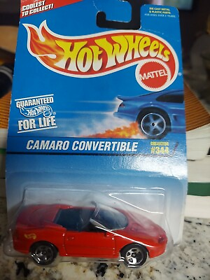 #ad Camaro convertible collector number 344 $15.00