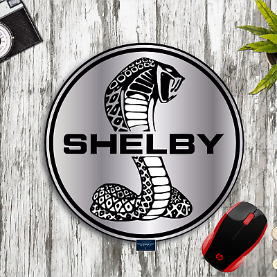 #ad MUSTANG SHELBY COBRA CUSTOM ROUND MOUSE PAD DESK MAT HOME SCHOOL OFFICE GIFT $12.95