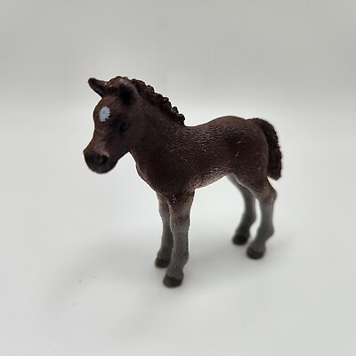 #ad Schleich 2017 Brown Foal W White Star D 73527 2quot; $6.99