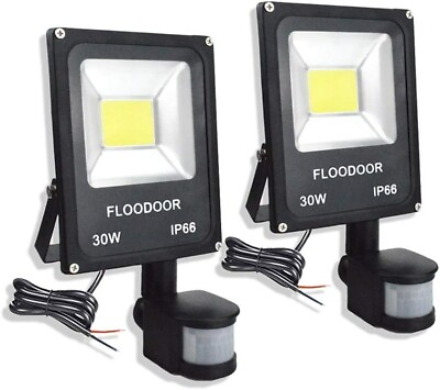 #ad 30W LED Motion Sensor Light 12 24V Outdoor Security Super Bright Flood $52.49
