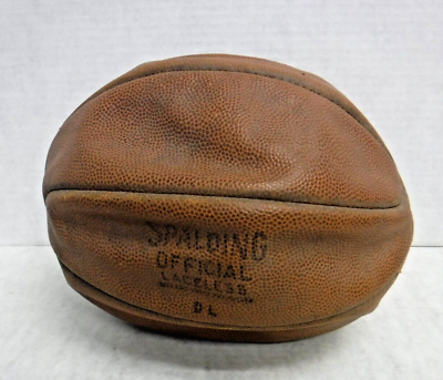 #ad Spalding Official Laceless Antique 1930#x27;s Deflated Basketball 012524AST $221.98