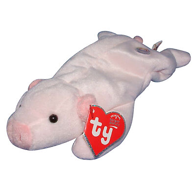 #ad Ty Beanie Baby squealer MWMT Pig BBOC 2005 $29.89