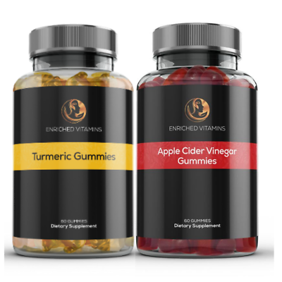 #ad Turmeric amp; Apple Cider Vinegar Gummies Weight Loss Joint Relief Immunity Health $35.00