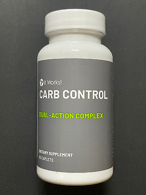 #ad 60ct It Works Carb Control Dual Action Complex carb blocker supplement fat loss $15.00