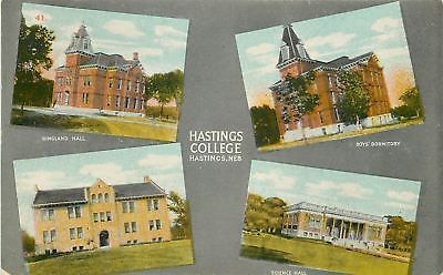 #ad Hastings NE Hastings College Ringland Science Halls Boys Dorm Home Monthly Ad $6.00