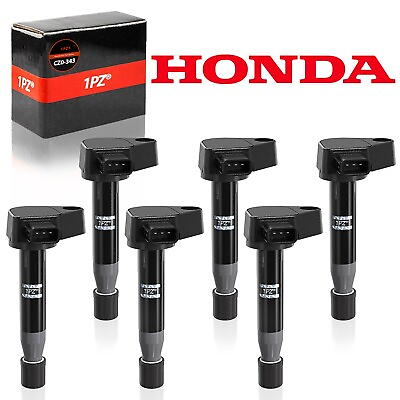 #ad 6 x Genuine Ignition Coil For Honda Accord Odyssey Acura CL TL 30520 P8E A01 OEM $119.59