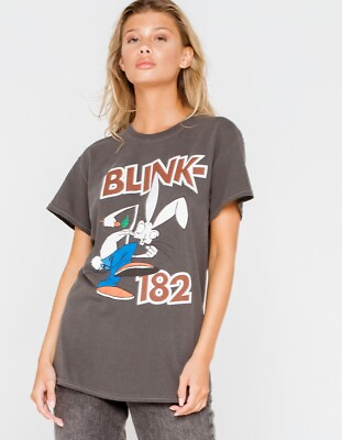 #ad GOODIE TWO SLEEVES Blink 182 Womens Boyfriend Tee Shirt New Medium $9.99
