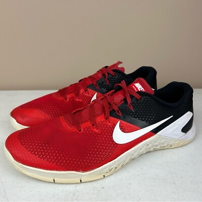 #ad Nike Metcon 4 Workout Cross Fit University Red White Lifting AH7453 600 Men#x27;s 15 $29.99
