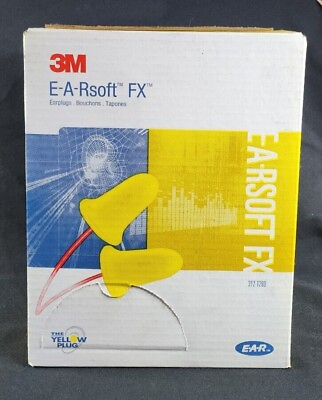 #ad 3M E A Rsoft FX Corded Ear Plugs NRR 33 dB PPE. 312 1260. Free Shipping $6.96