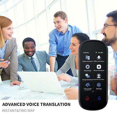 #ad New 139 Languages Translator Device 3”Touch Screen Two Way Real Time Translator $61.59