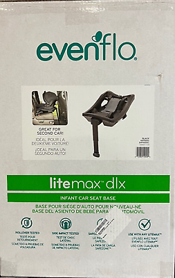Evenflo LiteMax DLX Infant Car Seat Base With LoadLeg Black $49.99