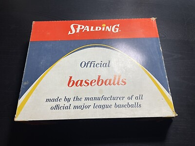 #ad Sealed Vintage Spalding Official Baseballs LL1 41 131 with Case Box VG EX *Read* $199.99
