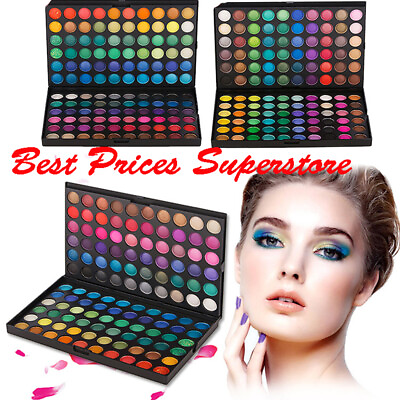 #ad 120 Color Pro 5 Kind Fashion Eyeshadow Palette Shimmer Eye Shadow Makeup Set $53.97