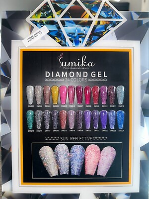 #ad Sumika Soak off Gel UV LED 0.5 Oz Diamond Gel Platinum *Pick Your Colors* $14.25