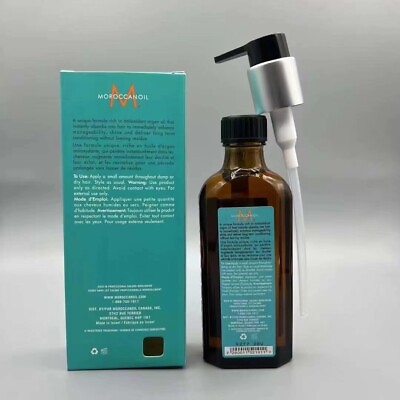 #ad Moroccanoil Hair Oil Treatment Original with Pump 3.4 oz 100 ml $27.89