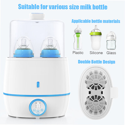 #ad 6in1 Double Baby Bottle Warmer LCD Display Temperature Control Fast Warming K4K2 $19.92