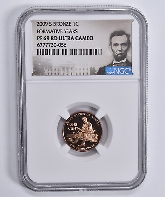 #ad 2009 S Bronze PF69 RD Lincoln Cent Formative Years NGC Special Label $19.95