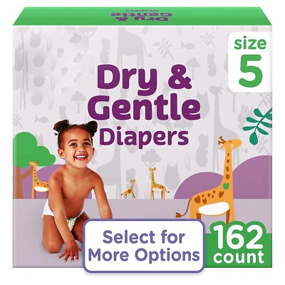 #ad #ad Dry amp; Gentle Diapers Size 7 Wetness Indicators 120 Count $13.49