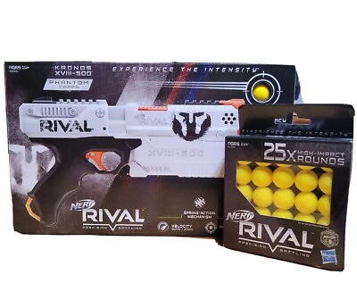 #ad New NERF RIVAL KRONOS XVIII 500 Phantom Corps Toy Gun Set free 30 Rounds balls $54.99