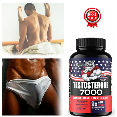 #ad Men#x27;s Health 60 To 120 Caps Testosteron Booster for Men Build Energy Muscle $10.62