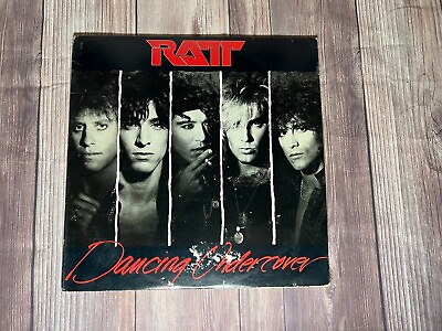 #ad Ratt Dancing Undercover 1986 Album Vinyl LP Record Atlantic 81683 $22.95
