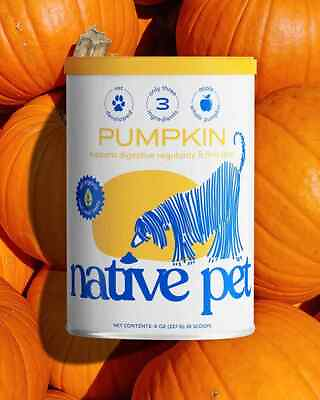 #ad Native Pet Organic Pumpkin for Dogs Dog 16 oz Digestive Regularity Exp. 2025 $19.99