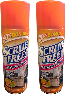 #ad Scrub Free All Purpose Cleaner Cuts Through Grease and Grime Citrus Smell 2 Pack $14.87