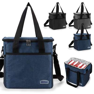 #ad Mens Women Kids Insulated Lunch Bag Lunch Box for Work School Leakproof Portable $14.39