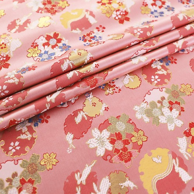 #ad Cherry Blossom Fabric Brocade Sewing Material DIY Needlework Width 150cm $73.54