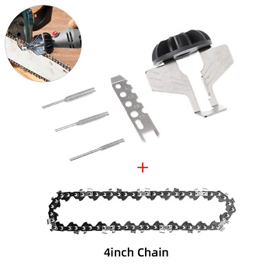 #ad Chainsaw Sharpener Electric Grinder Chain Saw Grinder File Tool 4#x27;#x27; Chain CS $9.99