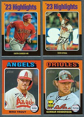 #ad 2024 Topps Heritage Short Print #1 100 407 You Pick Complete Your Set SP $3.95