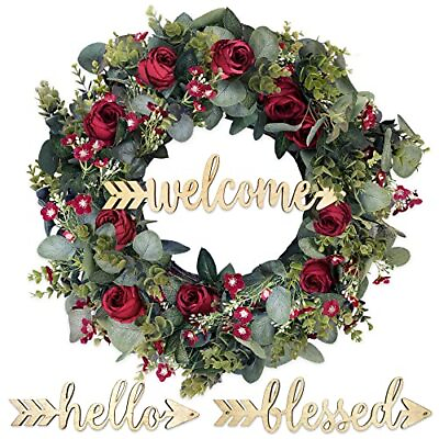 #ad Wildlvory Other Accessories CHRISTMAS EUCALYPTUS WREATH Home Accessory $18.99