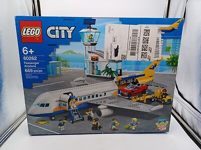 #ad LEGO CITY Airport Passenger and Cargo Airplane Set #60262 New amp; Sealed RETIRED $200.00