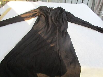 #ad Womens Alfani black long blouse sz l $15.75