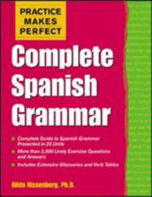 #ad Practice Makes Perfect: Complete Spanish G 9780071422703 Nissenberg paperback $5.16